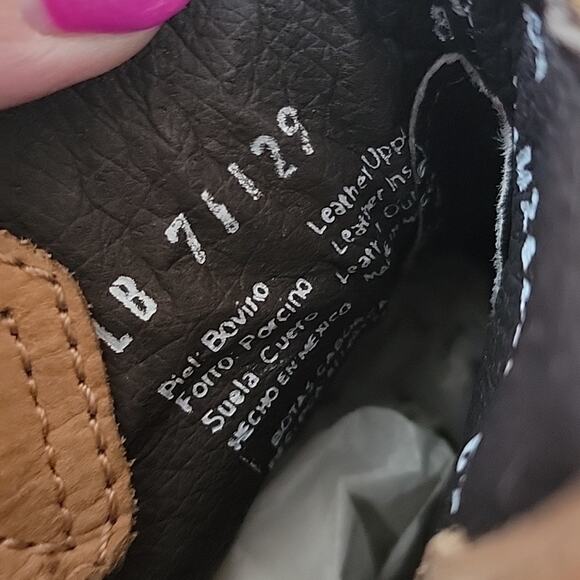 Liberty Black Fringe Cowboy Ankle Boots, 8 - Picture 8 of 13